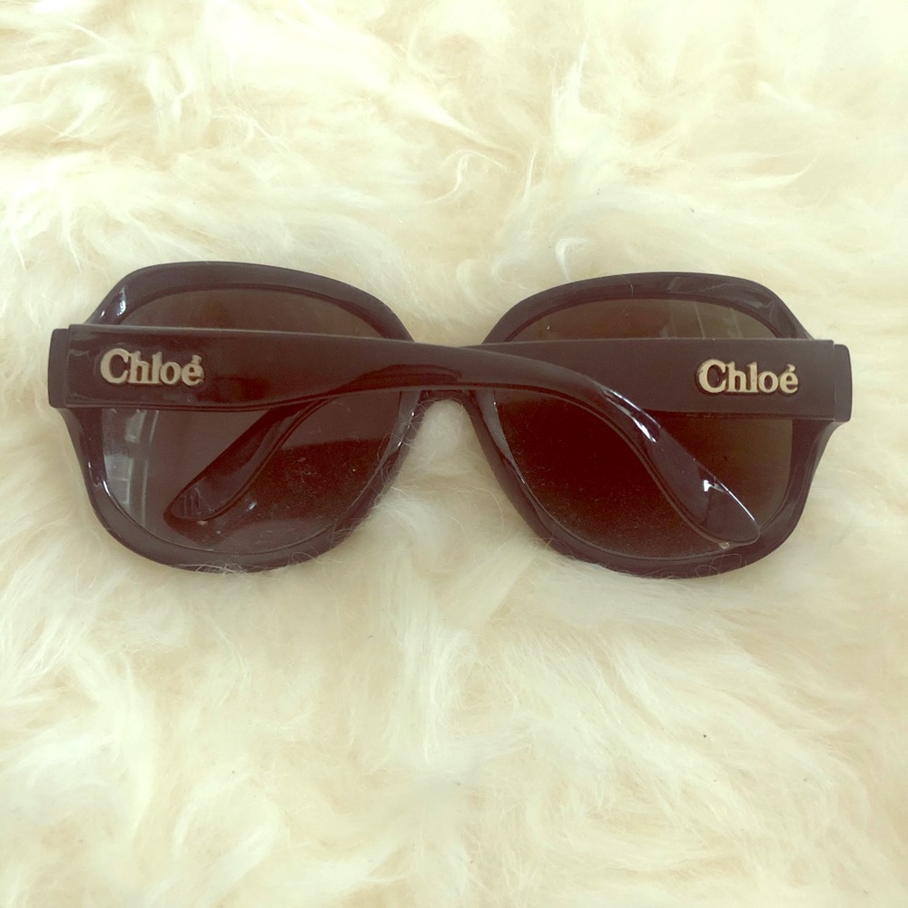 Oversized Black Chloe Sunglasses